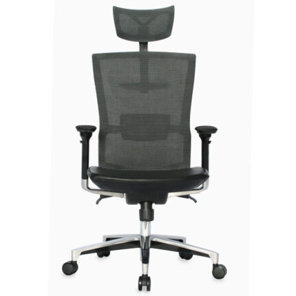 Dallas asiento en cuero marco negro Gerente/Presidente